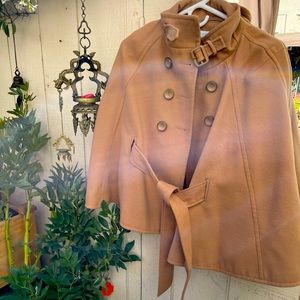 Camel Cape Coat